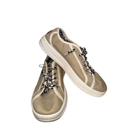 Hey Dude Women's Karina Joy Sneakers Beige Animal Print Size 9 - Picture 4 of 9